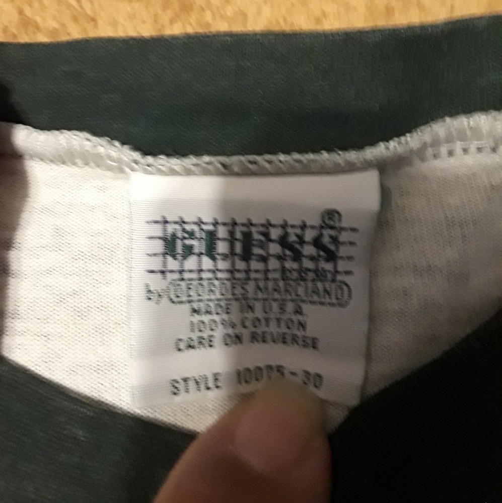 Original Late 80's Early 90's Guess Stitched Shirt - image 5